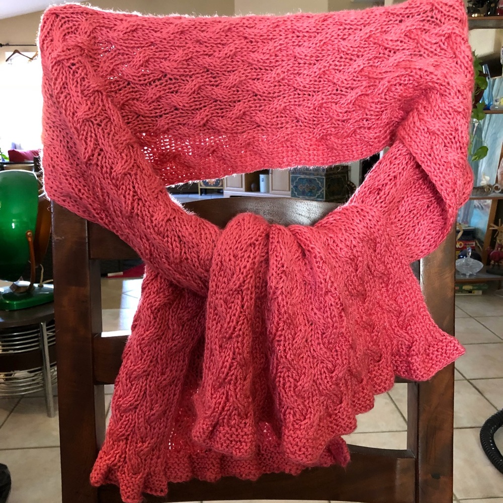 NWOT BEAUTIFUL Hand-Made Wool Infinity Scarf/Wrap